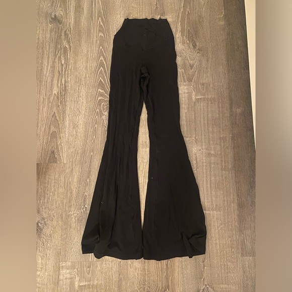 aerie Pants - Aerie Ribbed Flare Crossover Leggings